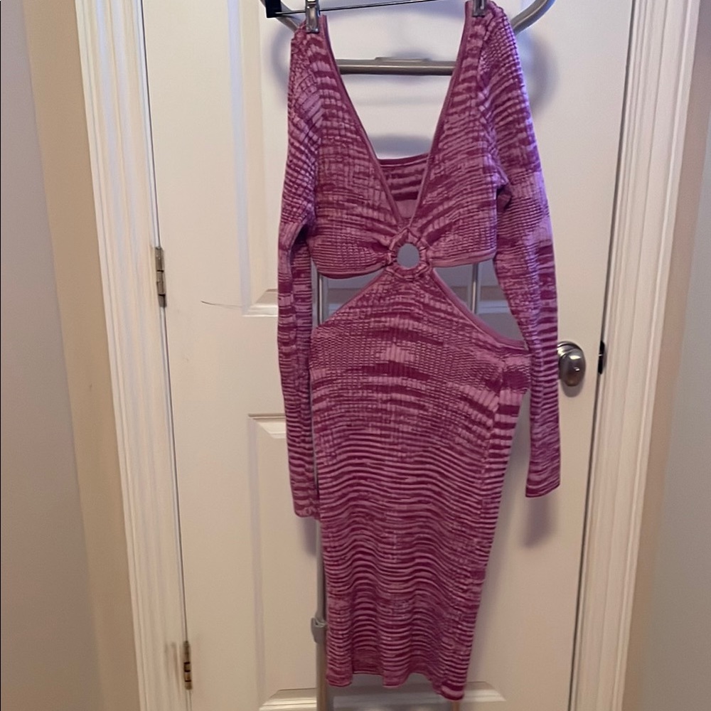 Princess Polly Pink Ruched Backless Bodycon Dress
